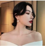 White Chic Earring
