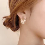 White snow Earrings