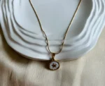 White star necklace